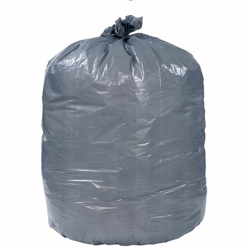 Pitt Plastics Shark Skin Trash Bag - 33 gal Capacity - 33" Width x 1.10 mil (28 Micron) Thickness - Low Density - Gray - Can, Garbage - 100/Case - 100 / Case