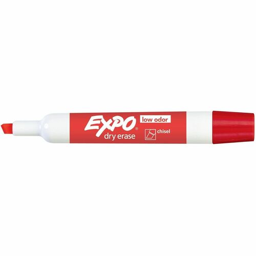 Expo Dry Erase Marker - Chisel Marker Point - Red Ink - Dry