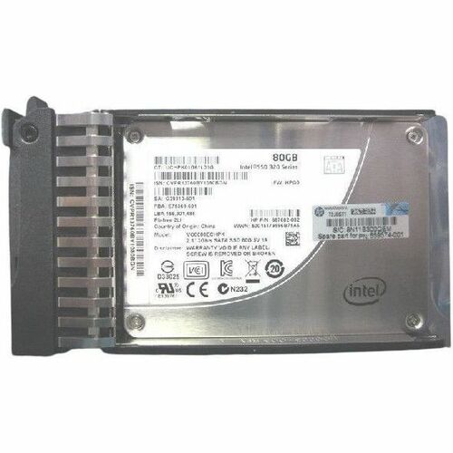 HPE Sourcing 80 GB Solid State Drive - 2.5" Internal - SATA (SATA/300)