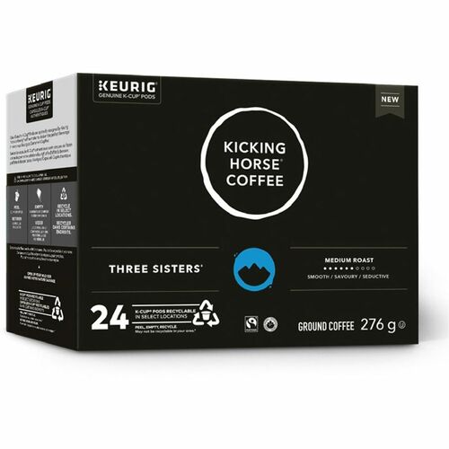 Kicking Horse K-Cup, Pod Coffee Three Sisters Medium Roast