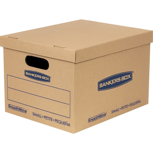 Bankers Box SmoothMove Storage Case - External Dimensions: 71.8" (1822.70 mm) Length x 12.7" (322.58 mm) Width - Lid Closure - Cardboard - For Moving, Storage - Recycled - 10 / Carton