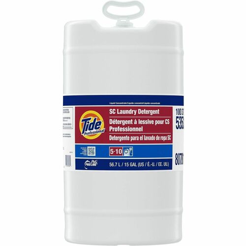 Tide SC Laundry Detergent - For Laundry, Linen - Concentrate - Liquid - 1920 fl oz (60 quart) - Alkylphenols-free, Benzene-free, Lead-free, Mercury-free, Cadmium-free, PVC Free, PAHs-free, PCBs-free, Phthalate-free, Triclosan-free, BPA-free, ... - White -