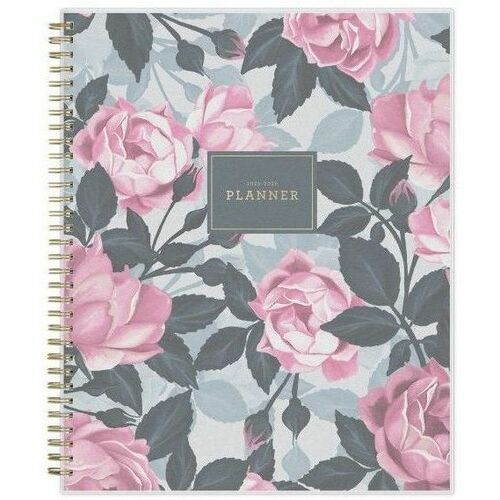 2025-2026 Blue Sky Roosevelt Pink Frost Weekly/Monthly Academic Planning Calendar, 8-1/2" x 11" , July 2025 to June 2026, 128691-A - Large - Academic - Weekly, Monthly - July 2025 to June 2026 - 8 1/2" x 11" Sheet Size - White Sheet - Wire Bound - Multico