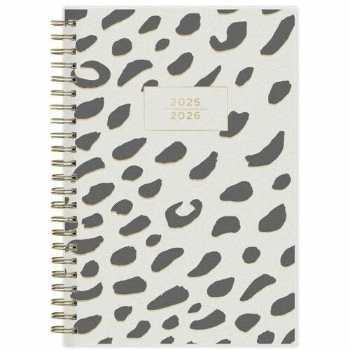 2025-2026 Blue Sky Weekly/Monthly Academic Planner, 5" x 8" , Stripes Chunky, July 2025 To June 2026, 149047 - Small - Academic - Weekly, Monthly - July 2025 to June 2026 - 8" x 5" Sheet Size - White Sheet - Wire Bound - Multicolor Polypropylene Cover - 5