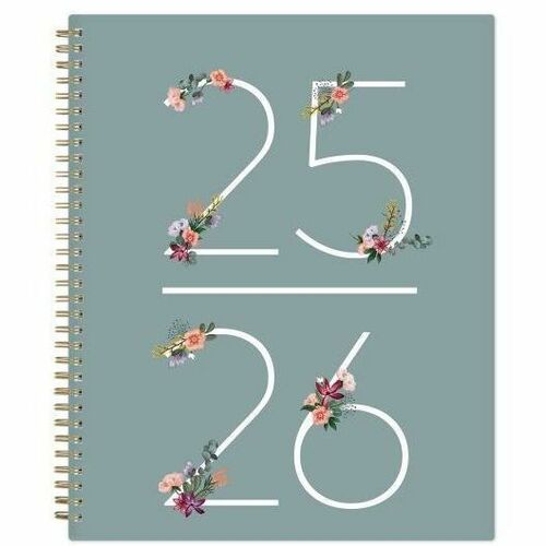 2025-2026 Blue Sky Weekly/Monthly Academic Planner, 8-1/2" x 11" , Greta, July 2025 To June 2026, 136479 - Medium - Academic - Weekly, Monthly - July 2025 to June 2026 - 11" x 8 1/2" Sheet Size - White Sheet - Wire Bound - Multicolor Polypropylene Cover -