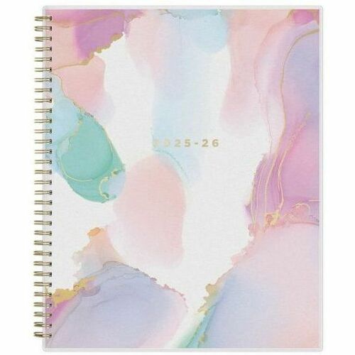 2025-2026 Blue Sky Weekly/Monthly Academic Planner, 8-1/2" x 11" , Multicolor Smoke Frosted, July 2025 To June 2026, 149046 - Medium - Academic - Weekly, Monthly - July 2025 to June 2026 - 11" x 8 1/2" Sheet Size - White Sheet - Wire Bound - Multicolor Po