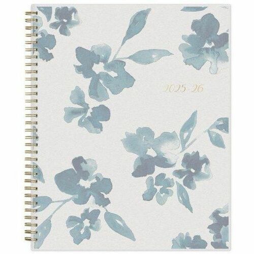 2025-2026 Blue Sky Weekly/Monthly Academic Planner, 8-1/2" x 11" , Bakah Blue Frosted, July 2025 To June 2026, 131951 - Medium - Academic - Weekly, Monthly - July 2025 to June 2026 - 11" x 8 1/2" Sheet Size - White Sheet - Wire Bound - Multicolor Polyprop