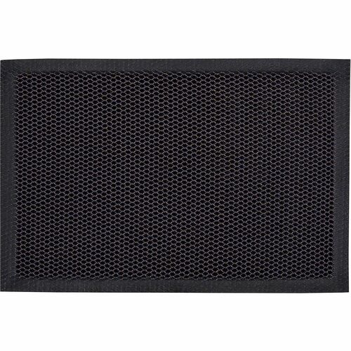 Doortex Meshmat Entrance Mat - Entrance, Indoor, Home, Business, Office, Floor - 47" Length x 31" Width x 0.800" Thickness - Rectangular - Mesh - Vinyl - Metallic Blue, Orange - TAA Compliant
