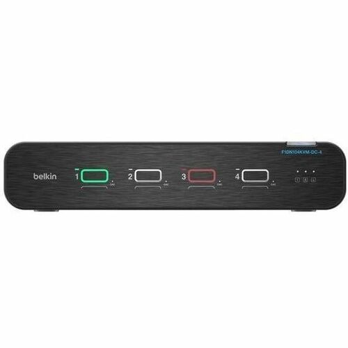 Belkin Universal DisplayPort Secure KVM, 4-Port Single Head with CAC