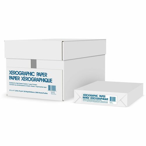 Domtar Premium Copy Paper - 92 Brightness - Letter - 8 1/2" (215.90 mm) x 11" (279.40 mm) - 20 lb (9071.85 g) Basis Weight - 75 g/m² Grammage - Sustainable Forestry Initiative (SFI) - Acid-free, Non-yellowing, Fade Resistant, Double-sided, Anti-stati