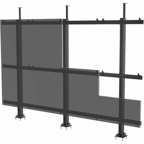 SEAMLESS Connect, Universal dvLED Floor-to-Ceiling Mount for 27" Displays up to 610mm Wide in a 5x5 Configuration.