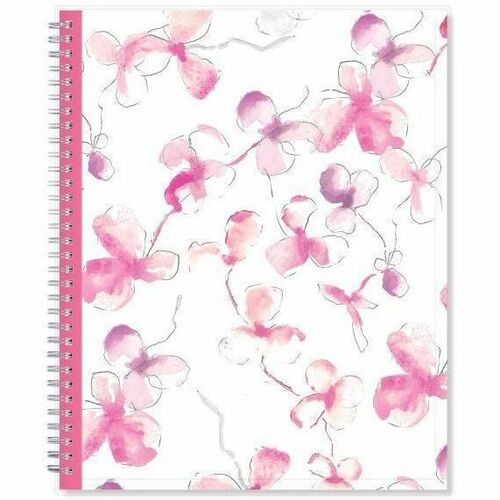 2026 Blue Sky Weekly/Monthly Planner, 8-1/2" x 11" , Orchid Poly, January To December, 140196 - Large - Regular - Weekly, Monthly - January 2026 to December - 11" x 8 1/2" Sheet Size - White Sheet - Wire Bound - Multicolor Polypropylene Cover - 11" Height