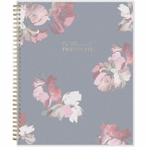 2026 Blue Sky Weekly/Monthly Planner, 8-1/2" x 11" , Peyton White, January To December, 103618 - Large - Regular - Weekly, Monthly - January 2026 to December - 11" x 8 1/2" Sheet Size - White Sheet - Wire Bound - Multicolor Polypropylene Cover - 11" Heigh