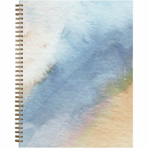 2026 Blue Sky Weekly/Monthly Planner, 5" x 8" , Joselyn, January To December, 110396 - Medium - Regular - Weekly, Monthly - January 2026 to December - 8" x 5" Sheet Size - White Sheet - Wire Bound - Multicolor Polypropylene Cover - 8" Height x 5" Width - 