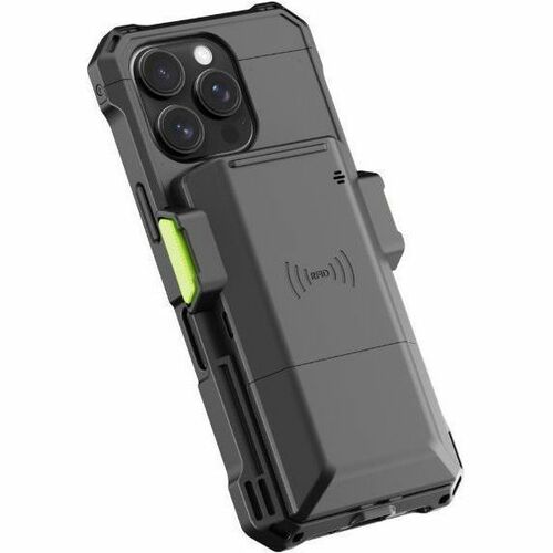 KoamTac KDC1200 ER SmartSled Scanner and Mid-range RFID Reader for iPhone 13 Pro Max