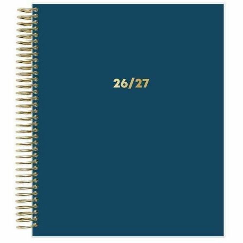 2026-2027 Blue Sky LiveWell™ 2-Year Monthly Planner, 7" x 9" , Navy, January 2026 To December 2027, 153915 - Medium - Regular - Monthly - January 2026 to December 2027 - 7" x 9" Sheet Size - White Sheet - Wire Bound - Multicolor Polypropylene Cover 