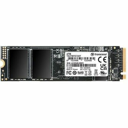 Transcend 4 TB Solid State Drive - M.2 2280 Internal - PCI Express NVMe (PCI Express NVMe 4.0 x4)
