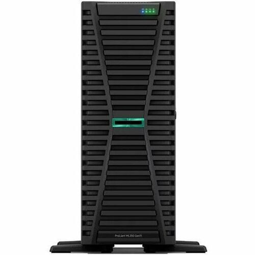 HPE ProLiant ML350 G11 4U Tower Server - 1 x Intel Xeon Silver 4516Y+ 2.20 GHz - 64 GB RAM - 1.92 TB SSD - (2 x 960GB) SSD Configuration - 12Gb/s SAS, Serial ATA/600 Controller