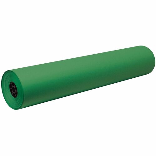 Decorol Flame Retardant Art Rolls - Art, Classroom, Office - 7.2" Diameter - Festive Green - Paper - 1 Roll