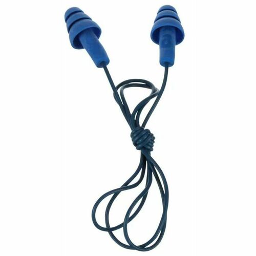 3M E-A-R UltraFit Earplugs - Recommended for: Manufacturing, Assembly, Chipping, Chiseling, Cleaning, Drilling, Grinding, Machining, Painting, Pouring, Power Fastening, ... - Regular - 18 - Ear Protection - Cord Closure - Polymer, Acrylonitrile Butadiene 