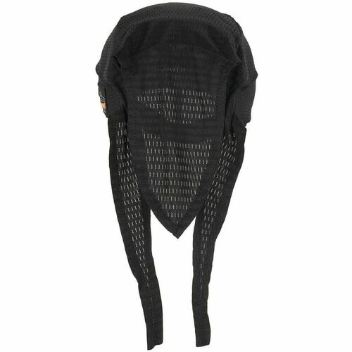 Ergodyne Skullerz 8948 Mesh Bandana - Black - Polyester Mesh