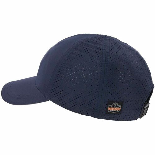 Ergodyne Skullerz 8947 Lightweight Baseball Hat - Extra Small/Small (XS/S) Size - Polyester, Fabric - Navy