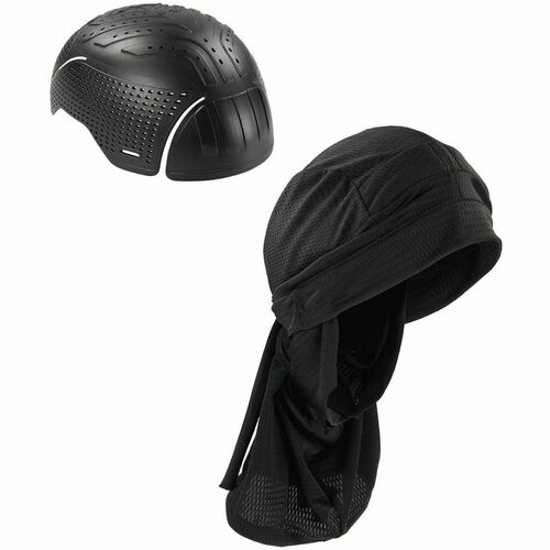 Ergodyne Skullerz 8941 Mesh Tube - Small (S)/Medium (M) Size - Polyester, Fabric - Black