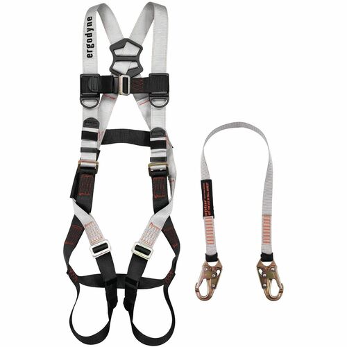 Ergodyne Squids 3201 Fall Restraint Harness & Lanyard Kit - 1 Each