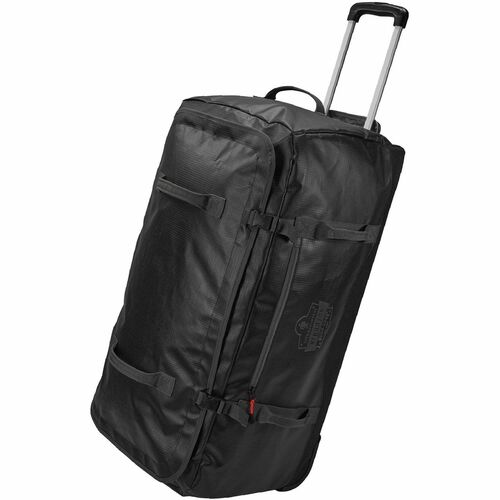 Ergodyne Arsenal Travel/Luggage Case (Duffel) Gear - Black - Water Resistant, Cold Resistant, Snow Resistant - Tarpaulin, 600D Polyester Body - Shoulder Strap, Handle - 15" Height x 15" Width x 31.5" Depth - Large Size - 34.34 gal Volume Capacity