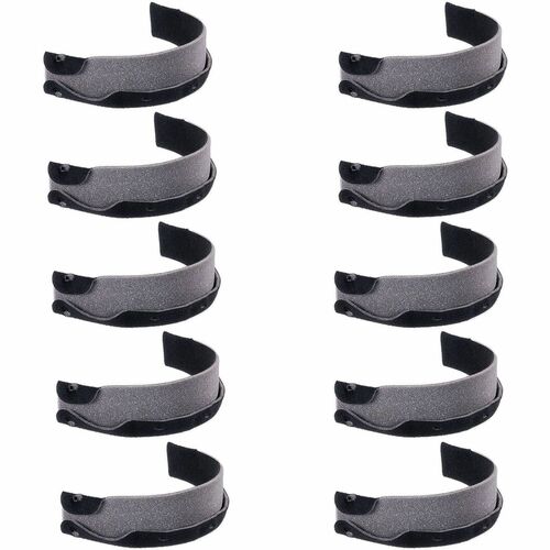 Ergodyne Skullerz 8990 Lightweight Hard Hat Sweatband Replacement (10-Pack) - Black - 10 / Pack