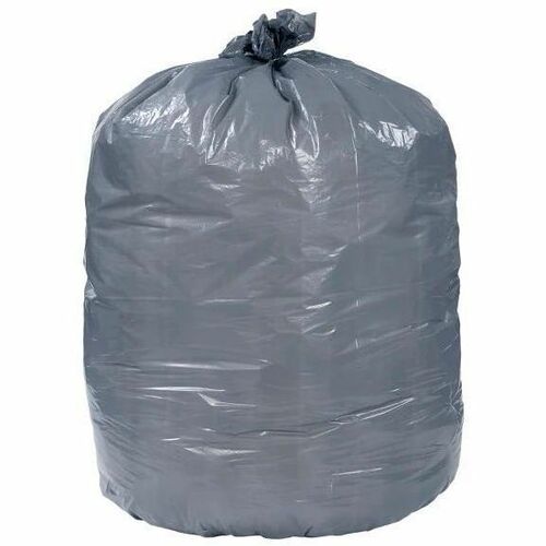 Pitt Plastics Platinum Plus Trash Bag - Large Size - 60 gal Capacity - 39" Width x 1.55 mil (39 Micron) Thickness - Low Density - Gray, Black, Silver - Resin, Low Density Polyethylene (LDPE) - Can Liner, Industrial, Office, Foodservice - Recycled - 50 / C