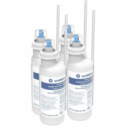 enMotion Foam Soap Refill - 30.43 fl oz - Skin - Moisturizing - Clear - Dye-free, Fragrance-free, Rich Lather, Hygienic, pH Balanced - 4 Case