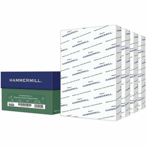 Hammermill Copier Digital Cover - 100 Brightness - 98% Opacity - 18" x 12" - 80 lb Basis Weight - Acid-free, Ultra Smooth, Heavyweight, Jam-free, Non-yellowing, Long Lasting - 1000 / Carton