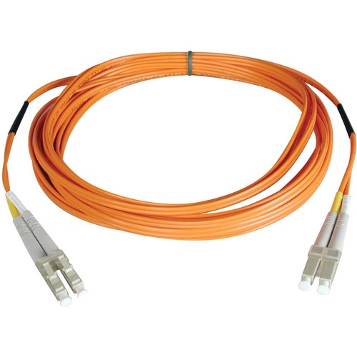 Tripp Lite 100M Duplex Multimode 50/125 Fiber Optic Patch Cable LC/LC 328' 328ft 100 Meter - LC Male - LC Male - 328.08ft - Orange