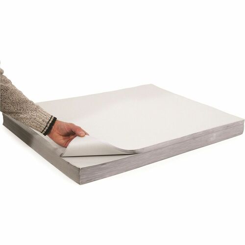 White Wrapping Newprint Paper - White Wrapping Newsprint Paper, 18in x24in, 500 sheets per pack