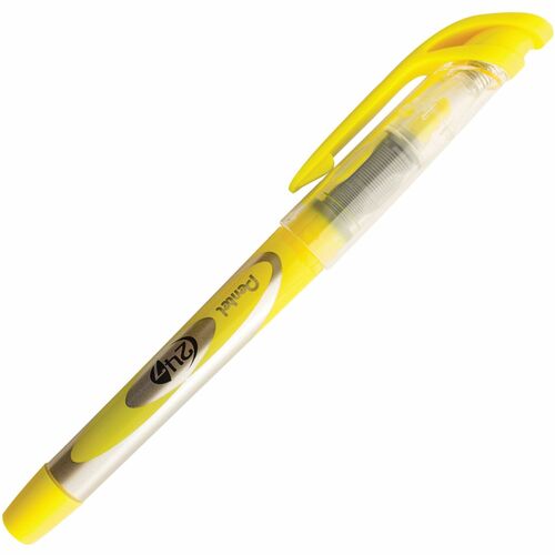Pentel 24/7 Liquid Highlighter, Chisel Tip, Yellow Ink - Fluorescent Yellow Ink - Liquid - Office, School