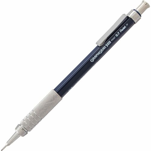 Pentel GraphGear 500 Mechanical Drafting Pencil (0.7mm), Blue Barrel - 0.7 mm Lead - HB - Medium Point - Blue Barrel