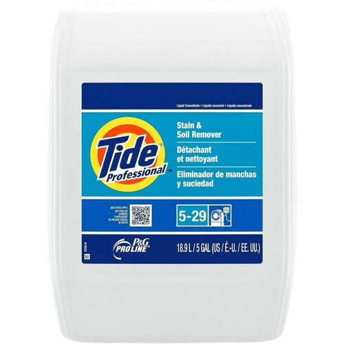 Tide Stain & Soil Remover Laundry Additive - For Laundry - Concentrate - Liquid - 640 fl oz (20 quart) - Recommended For: Stain Remover, Soil Remover, Blood Remover, Urine Remover - Benzene-free, Lead-free, Mercury-free, Cadmium-free, PVC Free, PAHs-free,