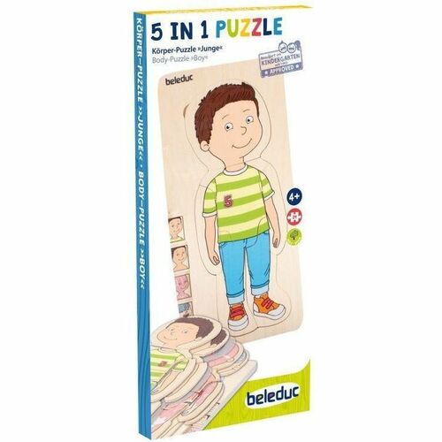 Beleduc Body-Puzzle "Boy" - 29 Piece - 4+