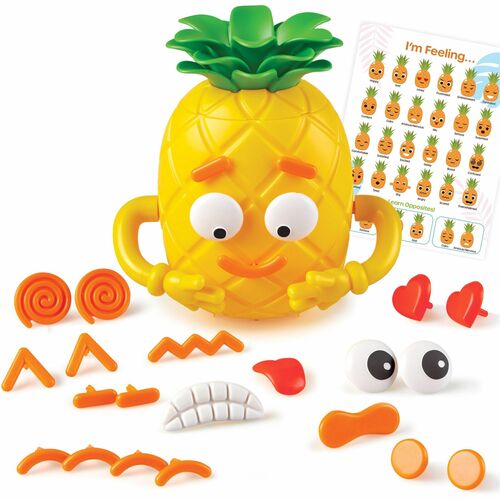 Learning Resources Big Feelings Pineapple - Theme/Subject: Fun - Skill Learning: Emotional Intelligence, Matching, Comparison, Feeling, Exploration, Social Emotional Learning (SEL), Empathy, Communication, Eye-hand Coordination, Fine Motor, Facial Express