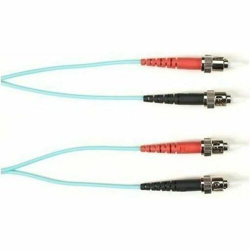 Black Box Colored Fiber OM4 50/125 Multimode Fiber Optic Patch Cable - OFNP Plenum