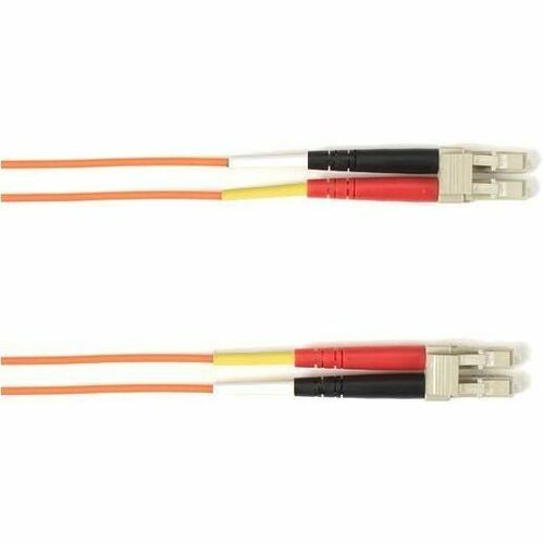 Black Box Colored Fiber OM4 50/125 Multimode Fiber Optic Patch Cable - OFNP Plenum