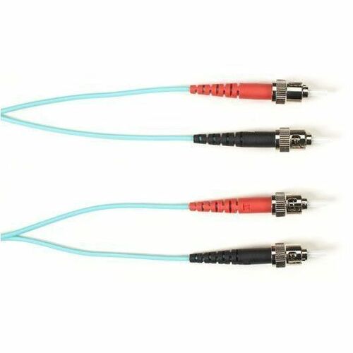 Black Box Colored Fiber OM4 50/125 Multimode Fiber Optic Patch Cable - OFNP Plenum