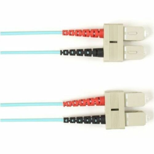 Black Box Colored Fiber OM4 50/125 Multimode Fiber Optic Patch Cable - OFNP Plenum