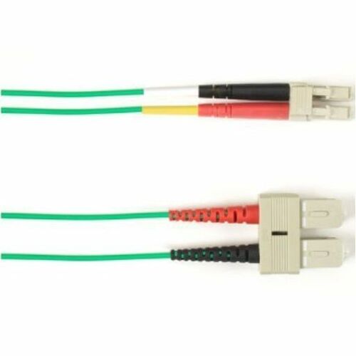 Black Box Colored Fiber OM4 50/125 Multimode Fiber Optic Patch Cable - OFNP Plenum