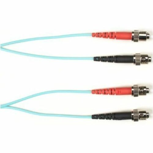 Black Box Colored Fiber OM4 50/125 Multimode Fiber Optic Patch Cable - OFNP Plenum