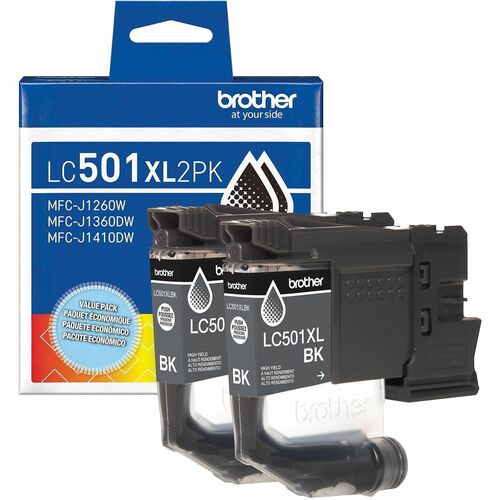 Brother Original High Yield Inkjet Ink Cartridge - Twin-pack - Black - 2 Pack - 1000 Pages