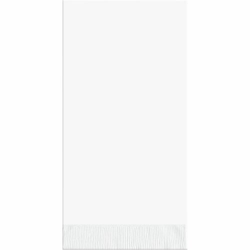 Hoffmaster 3-ply White Dinner Napkins - 3 Ply - 13" Width x 17" Length - White - 200 Napkins/Pack - 1000 / Carton