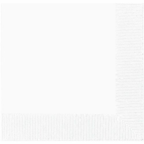 Hoffmaster 2-Ply White Beverage Napkins - 2 Ply - 10" Width x 10" Length - White - 200 Napkins/Pack - 4000 / Carton