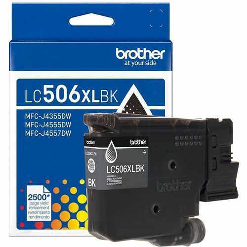 Brother LC506XLBK Original High Yield Inkjet Ink Cartridge - Black - 1 Each - 2,500 pages